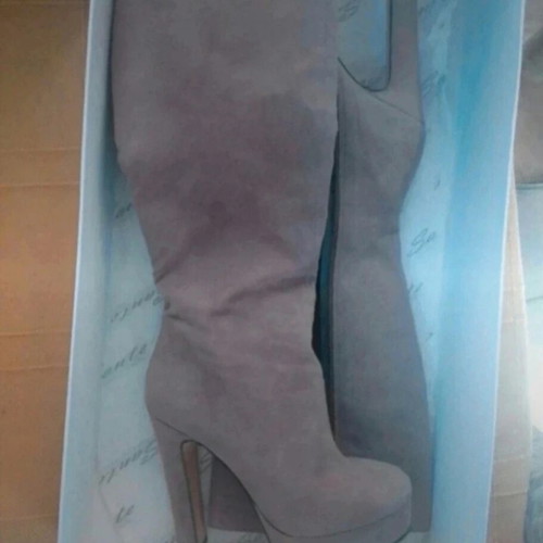 Sante boots like new, beige, velvet, size 37