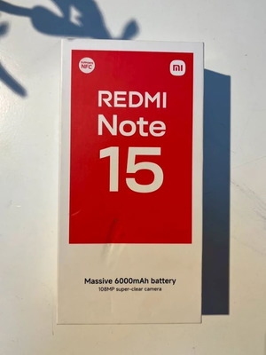 Xiaomi Redmi Note 15 6GB/128GB Glacier Blue smartphone