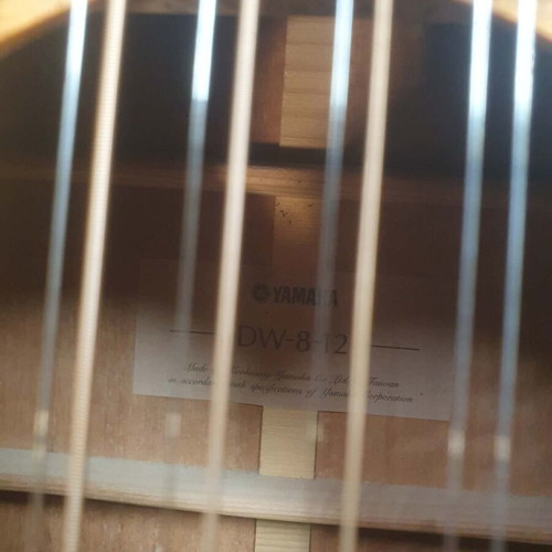 Yamaha DW8-12 2005 acoustic guitar used, natural finish