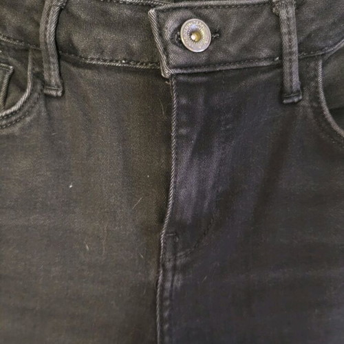 Zara women's black elastic jeans size 36 used