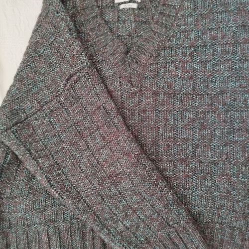 Mango knitted sweater with gold thread used, wide fit