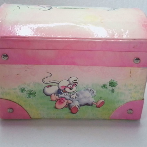 Vintage Diddl Depeche jewelry box used