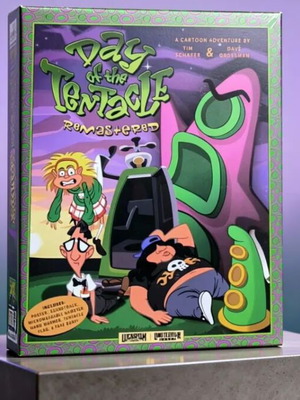 PC The Day of the Tentacle Remastered Big Box καινούργιο, σφραγισμένο LucasFilm