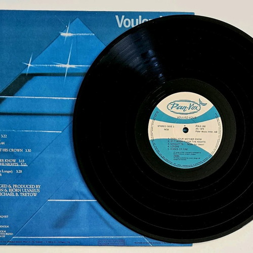 ABBA Voulez Vous vinyl record like new, Greek pressing 1979