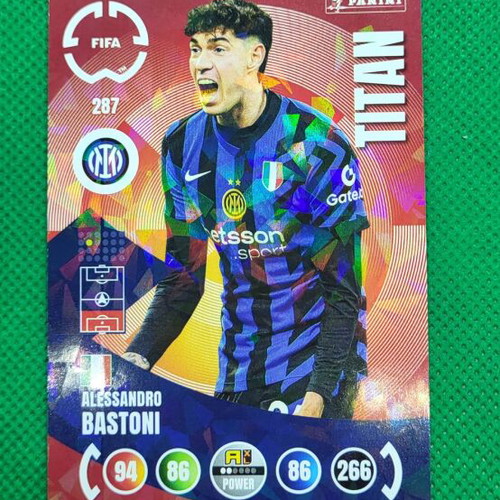 Bastoni 287 Titan Adrenalyn XL Panini FIFA Club World Cup 2025 card new