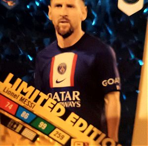 Μία κάρτα του Messi fifa365 2023