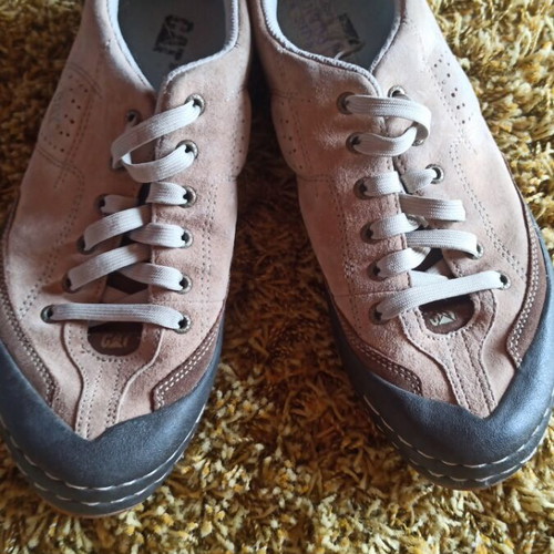 CAT shoes, size 44, black and beige