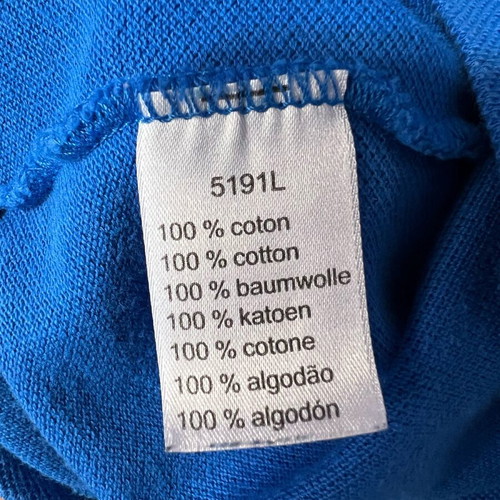 Lacoste blue polo shirt size L like new