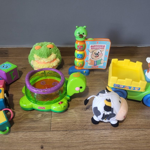 Fisher Price and Hasbro educational baby toys set