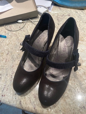 Lollipops pumps like new, blue size 38 with low heel