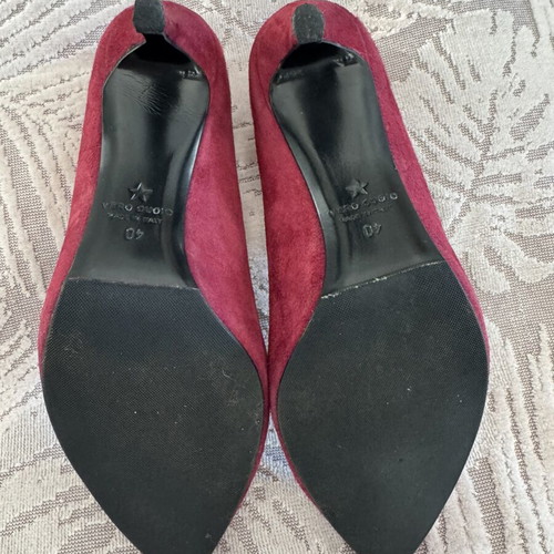 Scarlett women's pumps size 40 made in Italy like new, suede leather