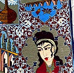  Isfahan περσικό χειροποίητο χαλί υψηλής ποιότητας