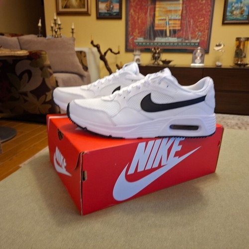 Nike Air Max SC athletic shoes new, size 45.5, black and white