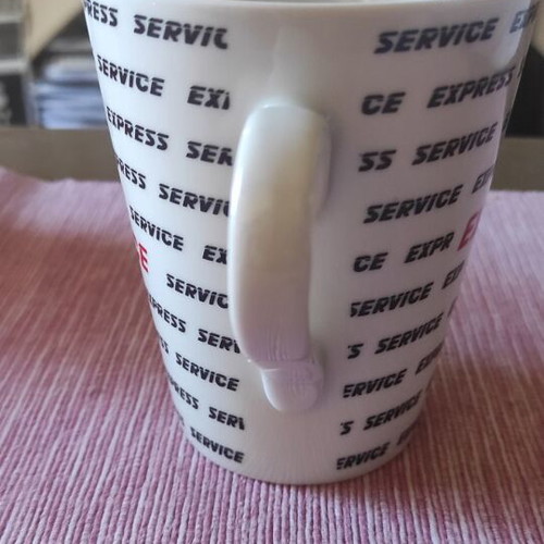 Cup used with slight chip on top edge