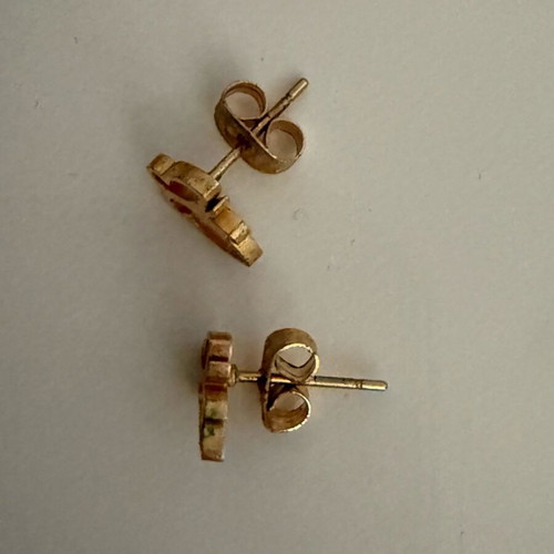 Butterfly earrings like new