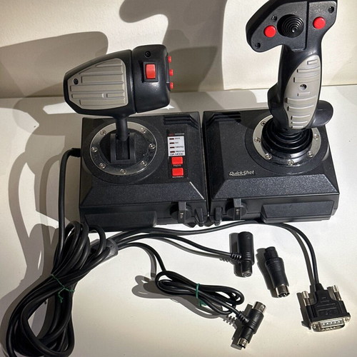 Squadron Commander Quickshot QS-202 vintage joystick like new for Windows 95