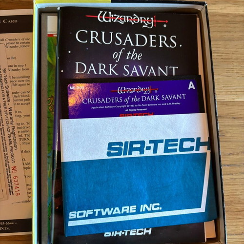 Wizardry Crusaders of the Dark Savant PC Big Box used