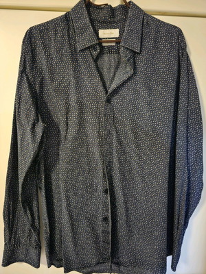 Πουκάμισο Massimo Dutti μεταχειρισμένο, μπλε, μέγεθος L