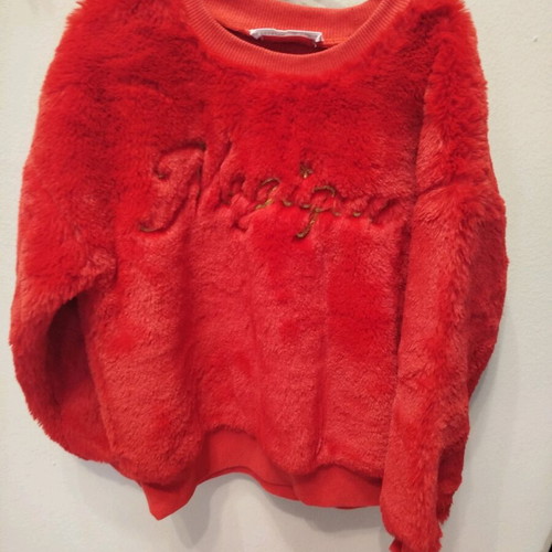 Terranova red sweatshirt like new, size 128-134 cm (8-9 years)