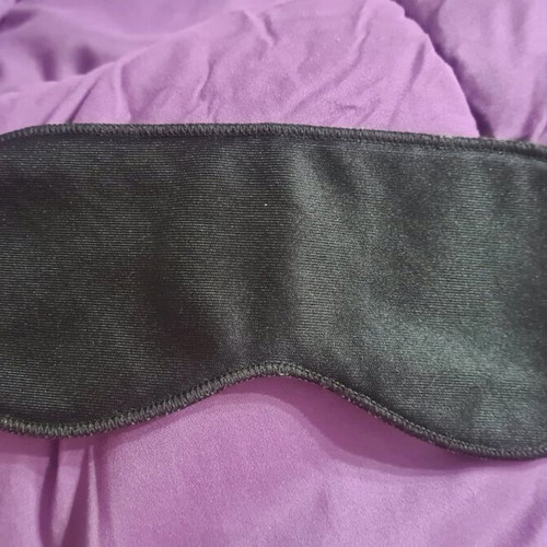 Black sleep mask like new