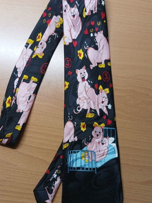 Tie 100% silk new, handmade, black
