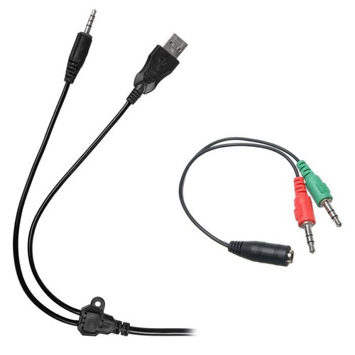 NOD Ground Pounder gaming headset new with adjustable microphone and red LED