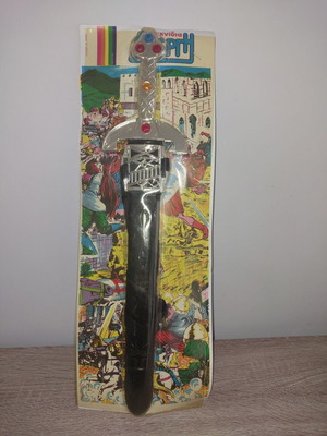 Plastic sword Apergis 1970 new sealed