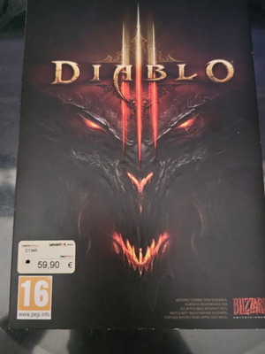 Diablo 3 PC case used, excellent condition