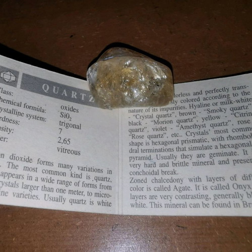 Collection of 7 authentic crystals new