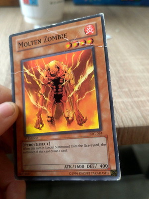 Yu Gi Oh Molten Zombie μεταχειρισμένο