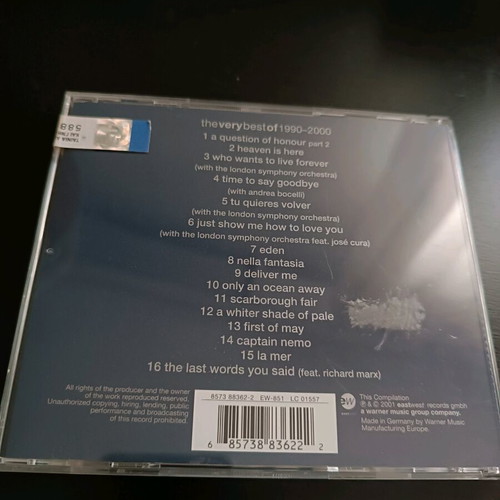 Sarah Brightman The Very Best of 1990–2000 CD new