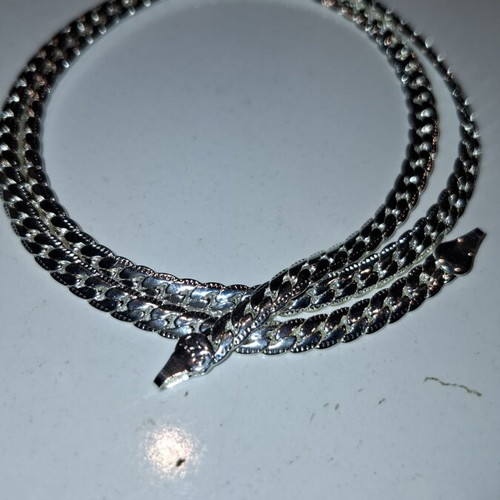 Chain 925 sterling silver, 49 cm, new