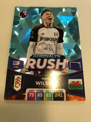 Panini Premier League 2024 Adrenalyn XL Harry Wilson card like new