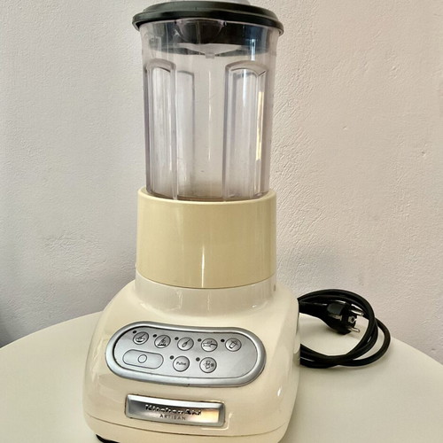 KitchenAid Artisan Blender 5KSB5553EAC0 550W used, cream color