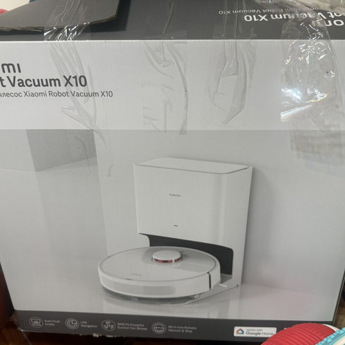 Xiaomi Robot Vacuum X10 used with 4000Pa suction and mopping
