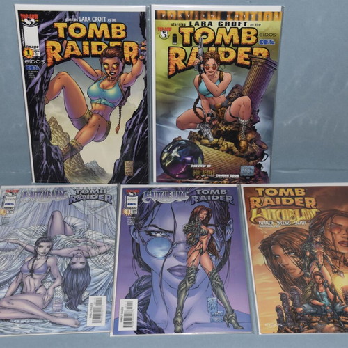 Tomb Raider Witchblade comic book lot variant covers like new