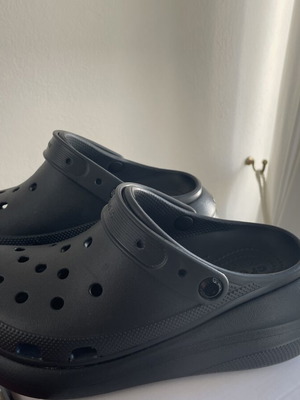 Crocs Classic Crush Clog μέγεθος 38-39 μαύρο σαν καινούργιο