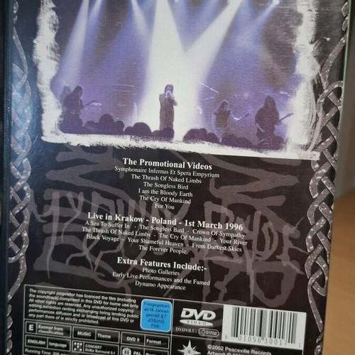My Dying Bride For Darkest Eyes DVD like new