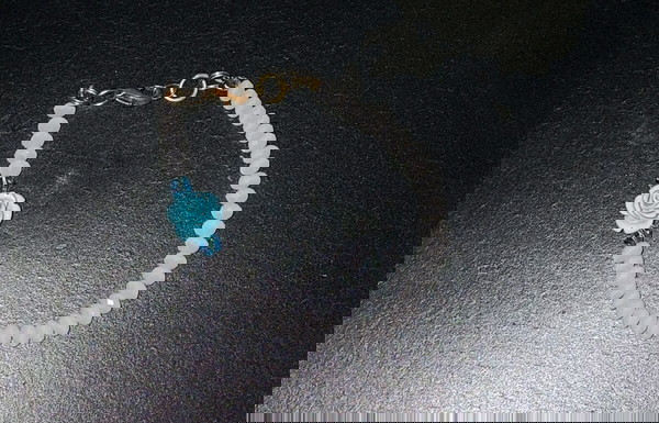 Romantic bracelet white turquoise