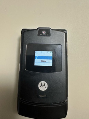 Motorola v3 μεταχειρισμένο κινητό τηλέφωνο με μπαταρία