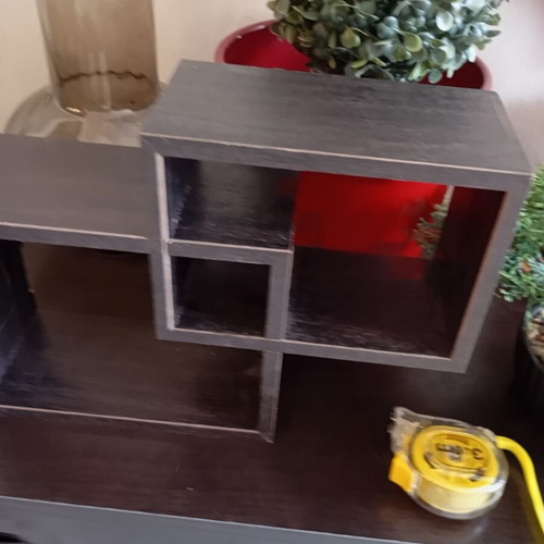 Rafi Tixou shelf like new, 30 pounds total, 22 height, brown part about 20