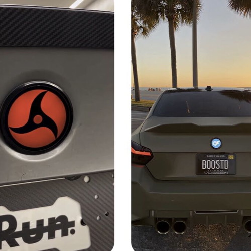 Digital LED Logo with Dynamic Animation for Car Badge