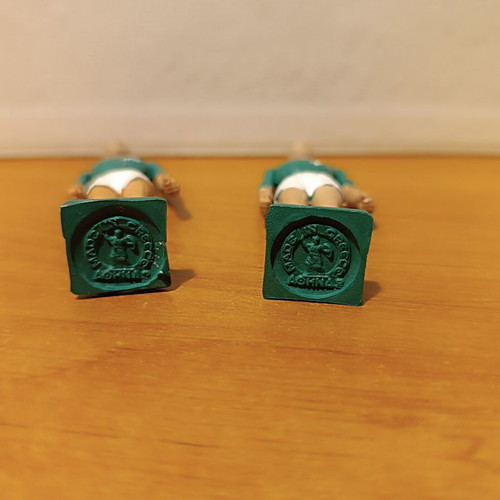 Athina Panathinaikos Football Players Figures 1970 like new