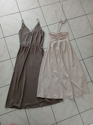 H&M summer dresses like new, beige, size XS, pack of 2
