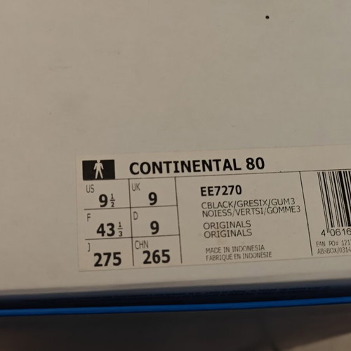 Adidas London Underground edition casual shoes size 43, black