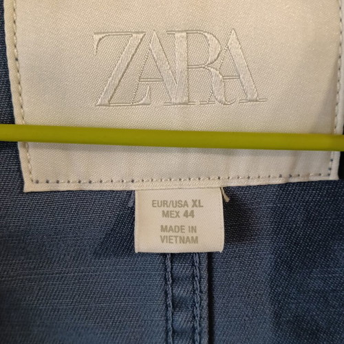 Zara lightweight jacket XL blue new