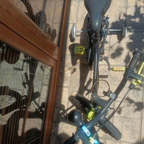 Dechatlon B'Twin Dark Hero 500 kids bike used, 16 inch wheels