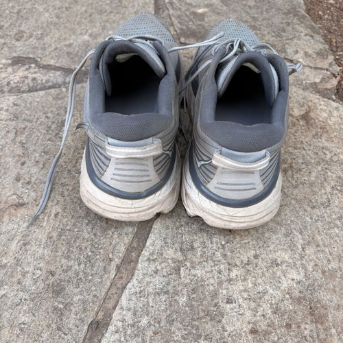 Hoka One One men's athletic shoes size 46 used, gray