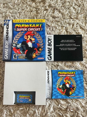 Mario Kart Super Circuit Game Boy Advance πλήρης σαν καινούργιο