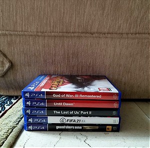 5 PS4 GAMES